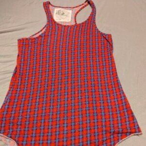 Frank & Eileen Shirt Women's Small Tee Lab California Classic Red & Blue Plaid